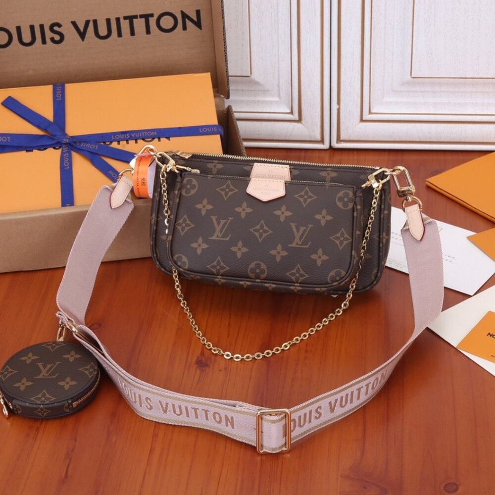 Louis Vuitton Multi Monogram Accessoires Bag Pochette Shoulder